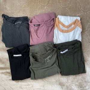Bundle of long sleeve shirts
